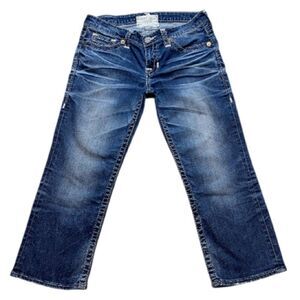 Big Star Liv Capri Jeans Women’s 30x23 Blue Stretch Denim LNWT